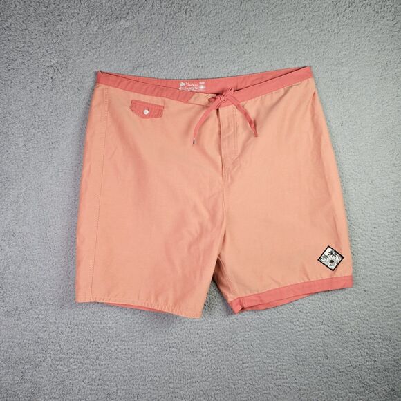 Vans Joel Tudor Collection Boardshorts Swim Trunks XL Orange On Orange Retro - Picture 2 of 16